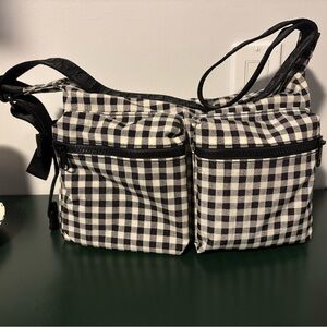 BAGGU medium gingham cargo crossbody
